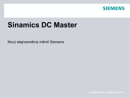 Sinamics DC Master