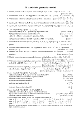20. Analytick&aacute; geometrie v rovině.pdf