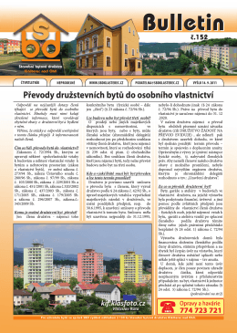 Bulletin - SBD Klášterec nad Ohří