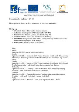 Internships for students – KA 03 Description of thekey activity +