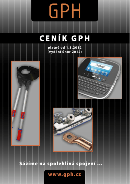 CENÍK GPH - Nexans Power Accessories Germany GmbH