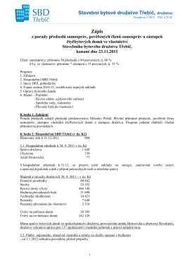 PP 201111 zápis.pdf - Stavební bytové družstvo Třebíč