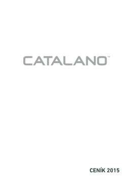 Ceník Catalano 2015