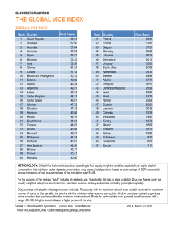 THE GLOBAL VICE INDEX