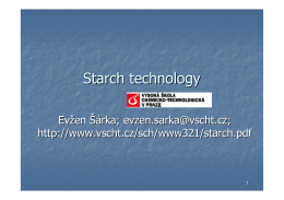Starch Technology