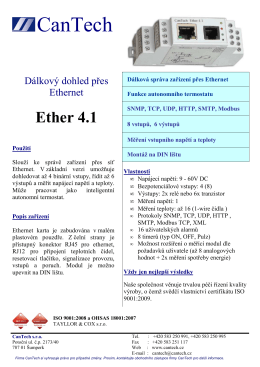 ETHER 4.1 - Cantech sro