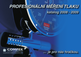 Katalog - Profesionální měření krevního tlaku