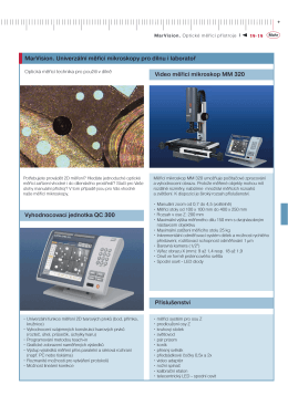 měřící mikroskopy