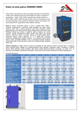 Kotel na tuhá paliva OGNIWO S6WC