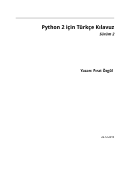 Python 2 için Türkçe KT1i lavuz - Parent Directory