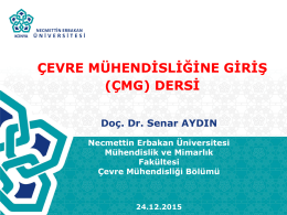 PowerPoint Sunusu - Necmettin Erbakan Üniversitesi