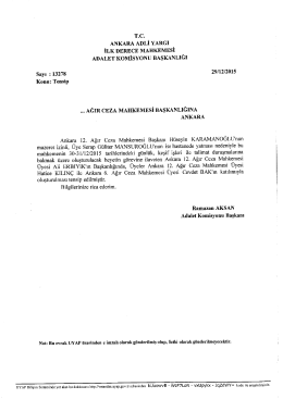 ankara adli yargı ilk derece mahkemesi adalet