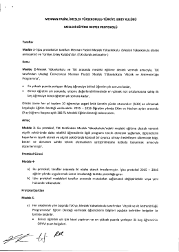 t&uuml;rkiye jokey kul&uuml;b&uuml; mesleki eğitime destek burs protokol&uuml;