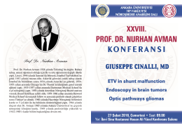 XXVIII. Prof. Dr. Nurhan Avman Konferansı
