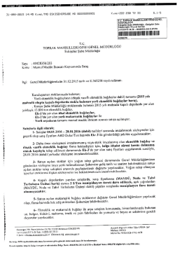 t.m.o. mamul madde ihracatı kapsamında satış hk.