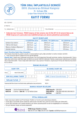 kayıt formu