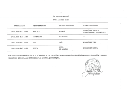 ortak sınav duyurusu - ANKARA / SİNCAN