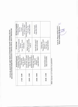2015-2016 G&uuml;z D&ouml;nemi Uluslararası Ticaret 2.&Ouml;ğretim Tezsiz YL
