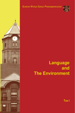 Language and The Environment