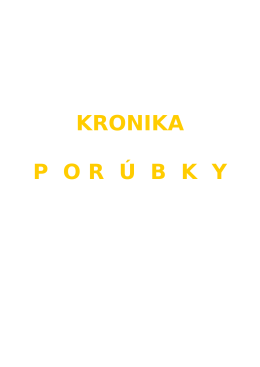 kronika-obce - Obec Porúbka