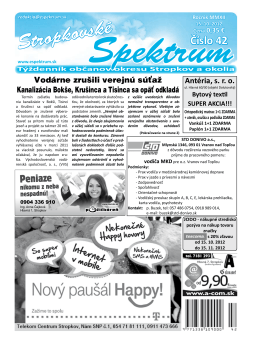Stropkovské - Espektrum.sk