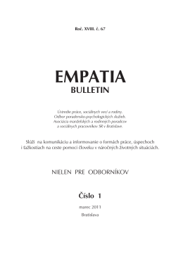 EMPATIA - Psychologia.sk
