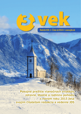 Číslo 6 - Jednota dôchodcov na Slovensku