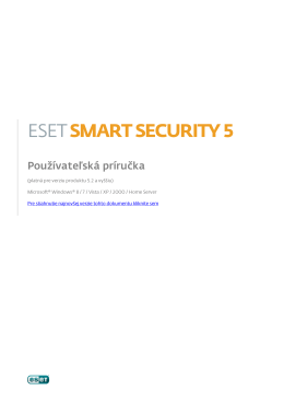 1. ESET Smart Security