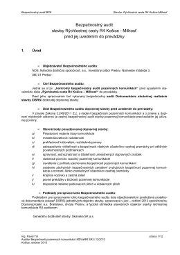 R4-Kosice-Milhost- audit stavby pred sprejazdnenim.pdf