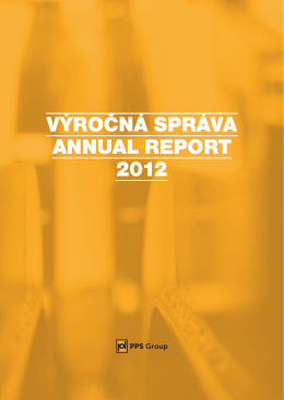 Výročná spráVa annual report 2012