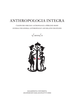 anthropologia integra 1/2010/2 - Ústav antropologie