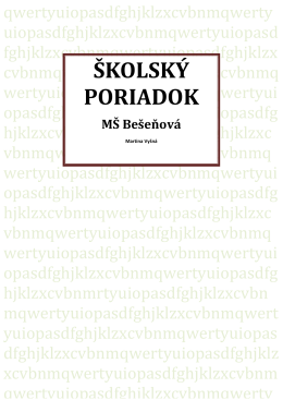 Školský_poriadok MŠ Bešeňová.pdf