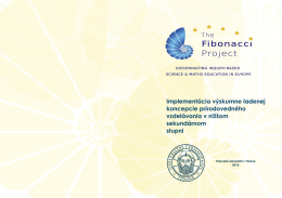 IBSE na ISCED 2 - Projekt Fibonacci