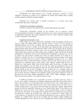 Vypoved Jurija Fejera.