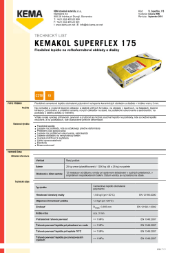 KEMAKOL SUPERFLEX 175