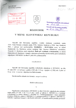 3Sž/19/2011 - Rada pre vysielanie a retransmisiu