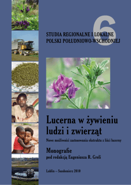 Lucerna w żywieniu ludzi i zwierząt