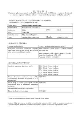 3. Informácia §136