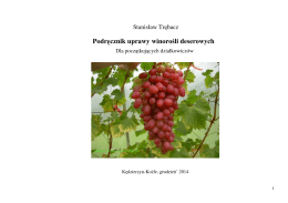 Podręcznik uprawy winorośli deserowych