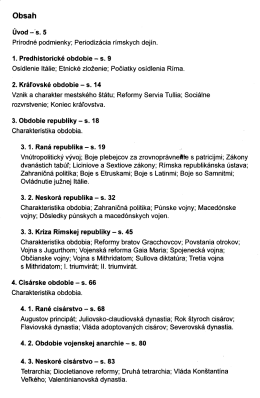 Valachovic, Pavol / Strucne dejiny starovekeho Rima /