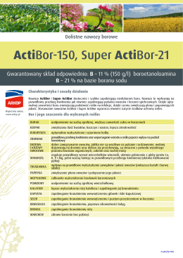 ActiBor-150, Super ActiBor-21