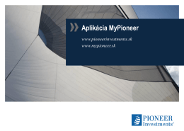 MyPioneer - Pioneer Investments