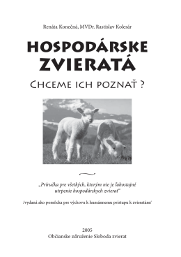 hospodárske zvieratá