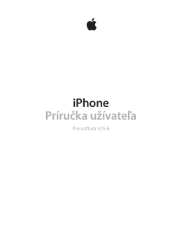 iPhone Príručka užívateľa