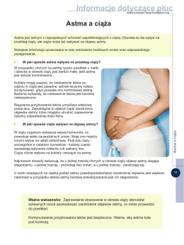 Astma a ciąża - European Lung Foundation