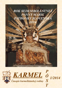 Časopis Karmel -PDF VERZIA