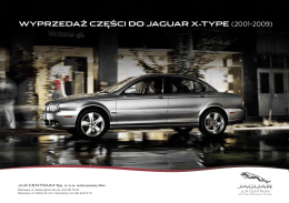 wyprzedaż części do jaguar x-type (2001-2009)