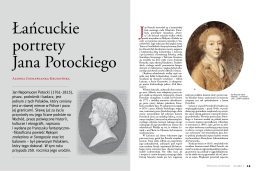 Aldona Cholewianka-Kruszyńska Łańcuckie portrety Jana Potockiego