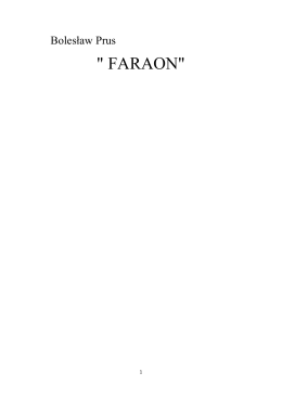 " FARAON" - Listy z krainy snów
