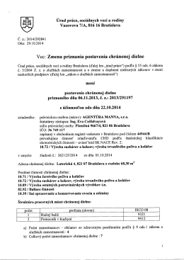 (kuchyňa - catering) zmena 22.10.2014